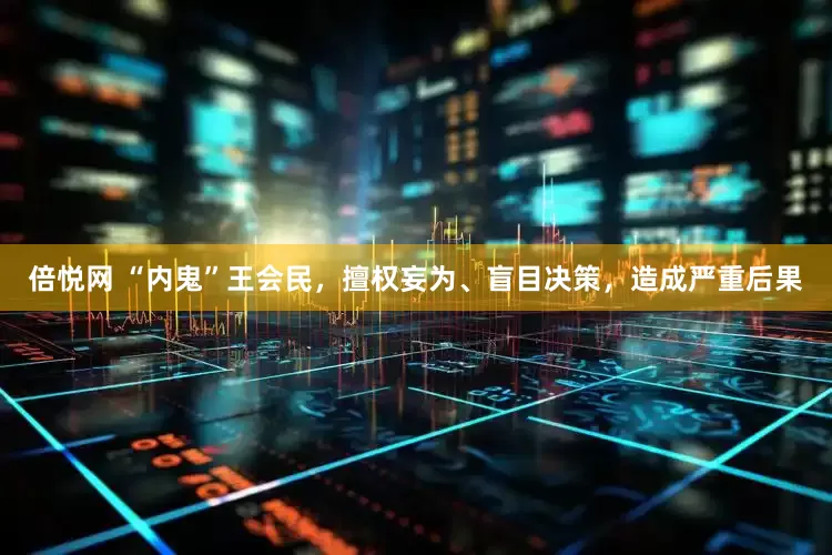 倍悦网 “内鬼”王会民，擅权妄为、盲目决策，造成严重后果