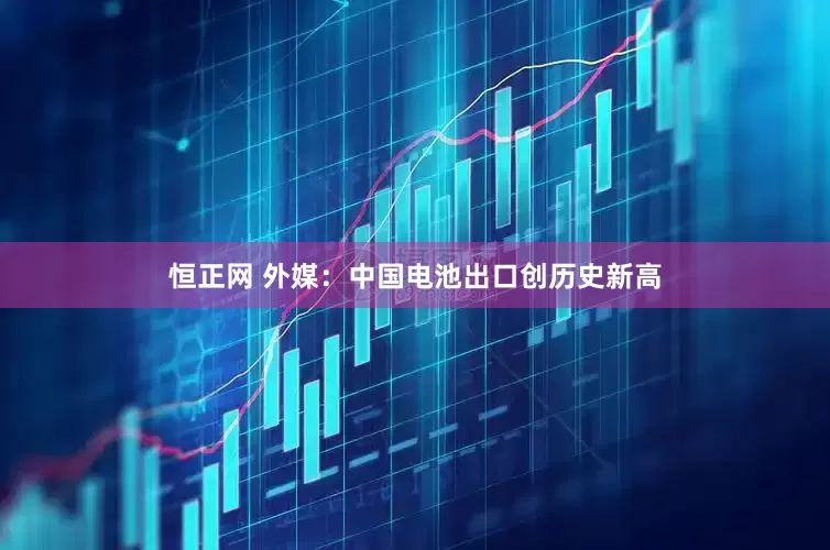 恒正网 外媒：中国电池出口创历史新高