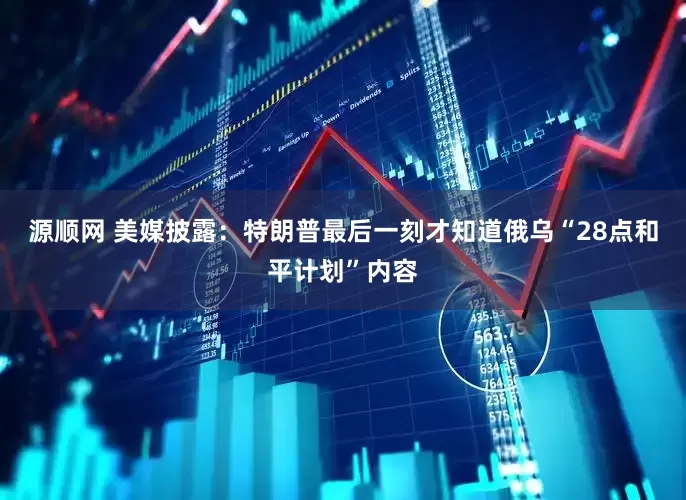 源顺网 美媒披露：特朗普最后一刻才知道俄乌“28点和平计划”内容